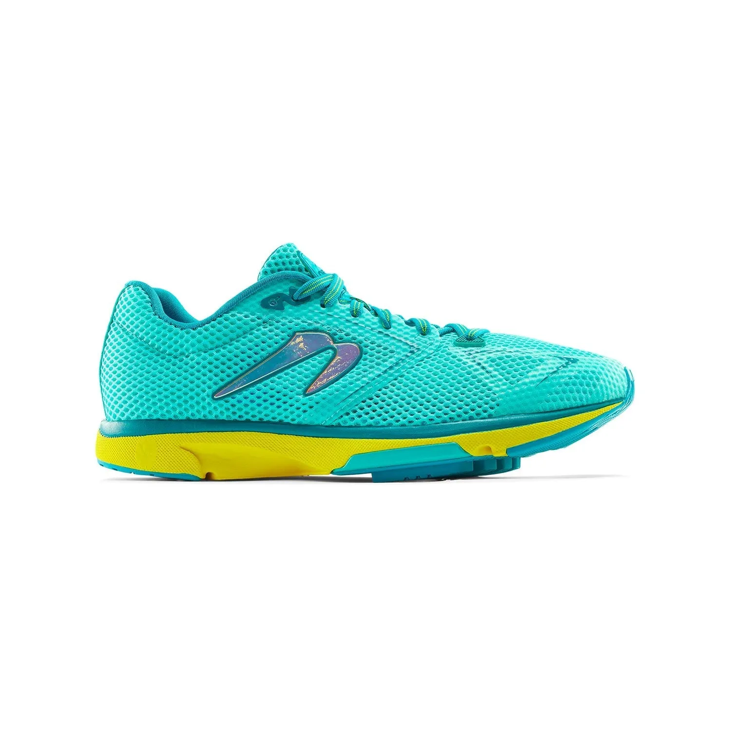 Women's Newton Running Distance 11, Turquoise/Teal, 5 B Medium Running Shoes For Cheap
