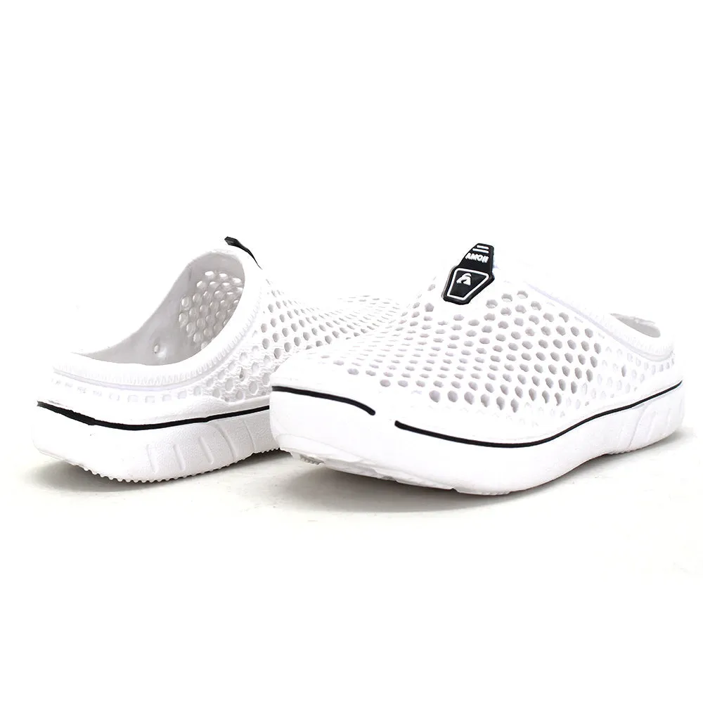 Loafers Slippers Kid's Boy Slipper,White