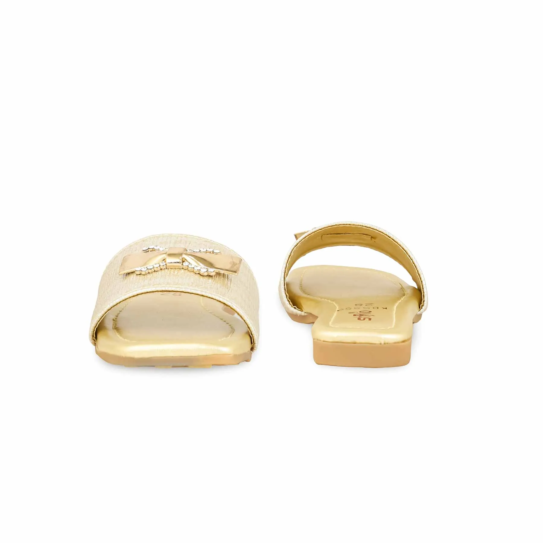 Girls Golden Casual Slipper KD5559 Sonic House Slippers