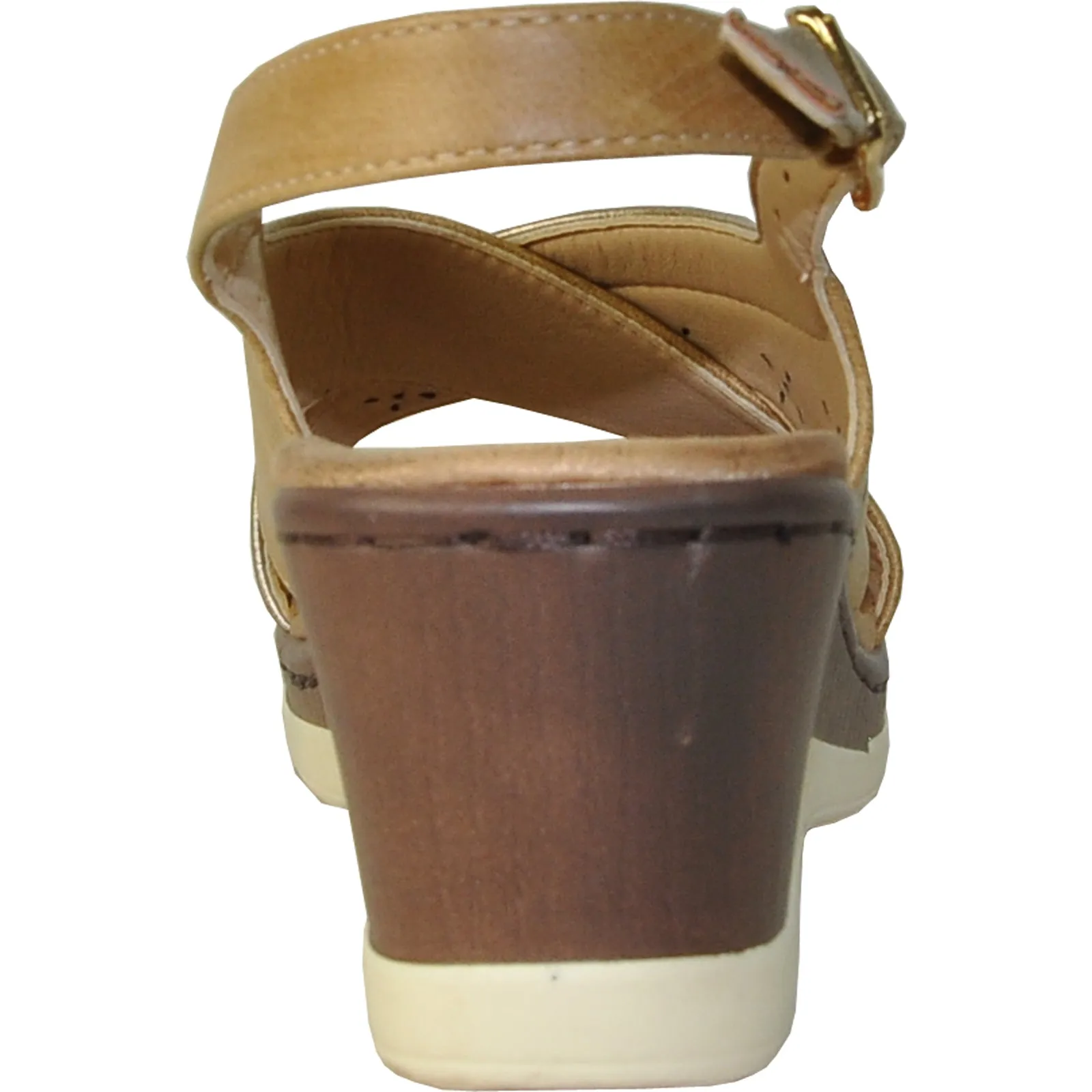 Stuart Weitzman Sandals VANGELO Women Sandal PARKER Wedge Sandal Tan