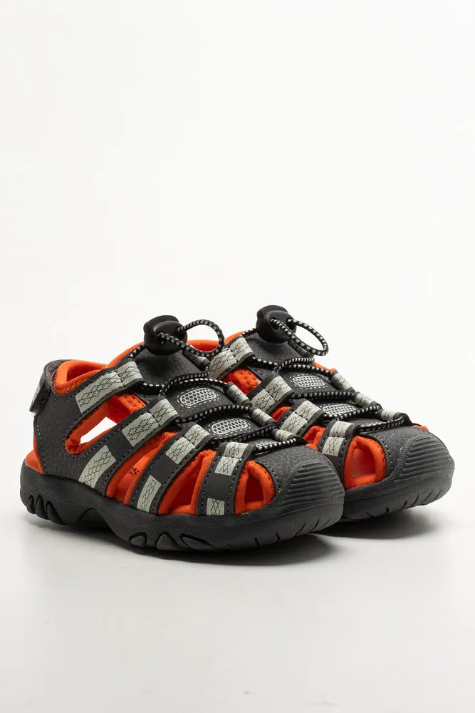 Comfortable Sandals For Wedding Closed Adventure Sandals Grey