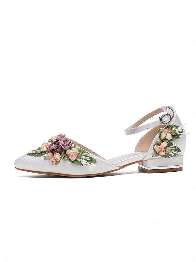 Shoes Canvas Flats  Floral White Flat Embroidered Shoes Matching Clutch with