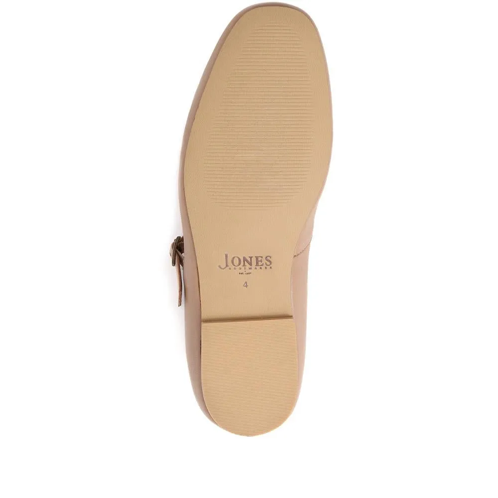 Flat Flops Shoes Sonnet Mary Janes  - SONNET / 325 143 - latte Leather