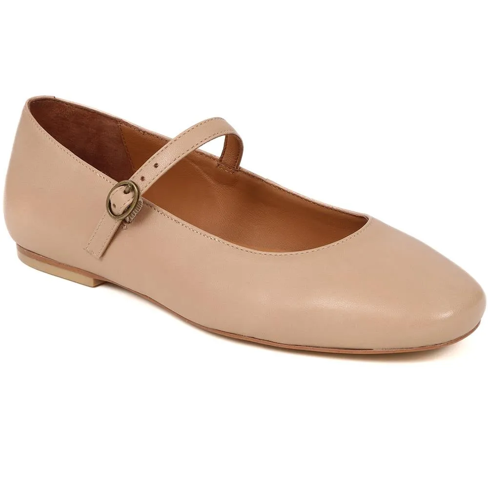 Sonnet Mary Janes  - SONNET / 325 143 - latte Leather Rain Flats Shoes