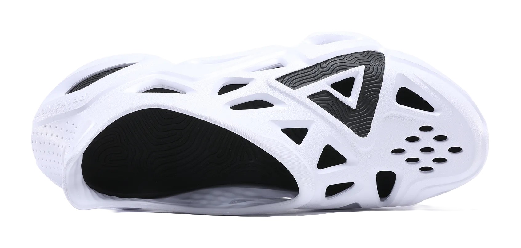 Bombas Slippers PEAK State Pole Clogs Unisex White Black