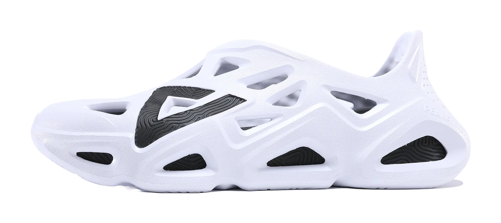 PEAK State Pole Clogs Unisex White Black Slippers Ariat