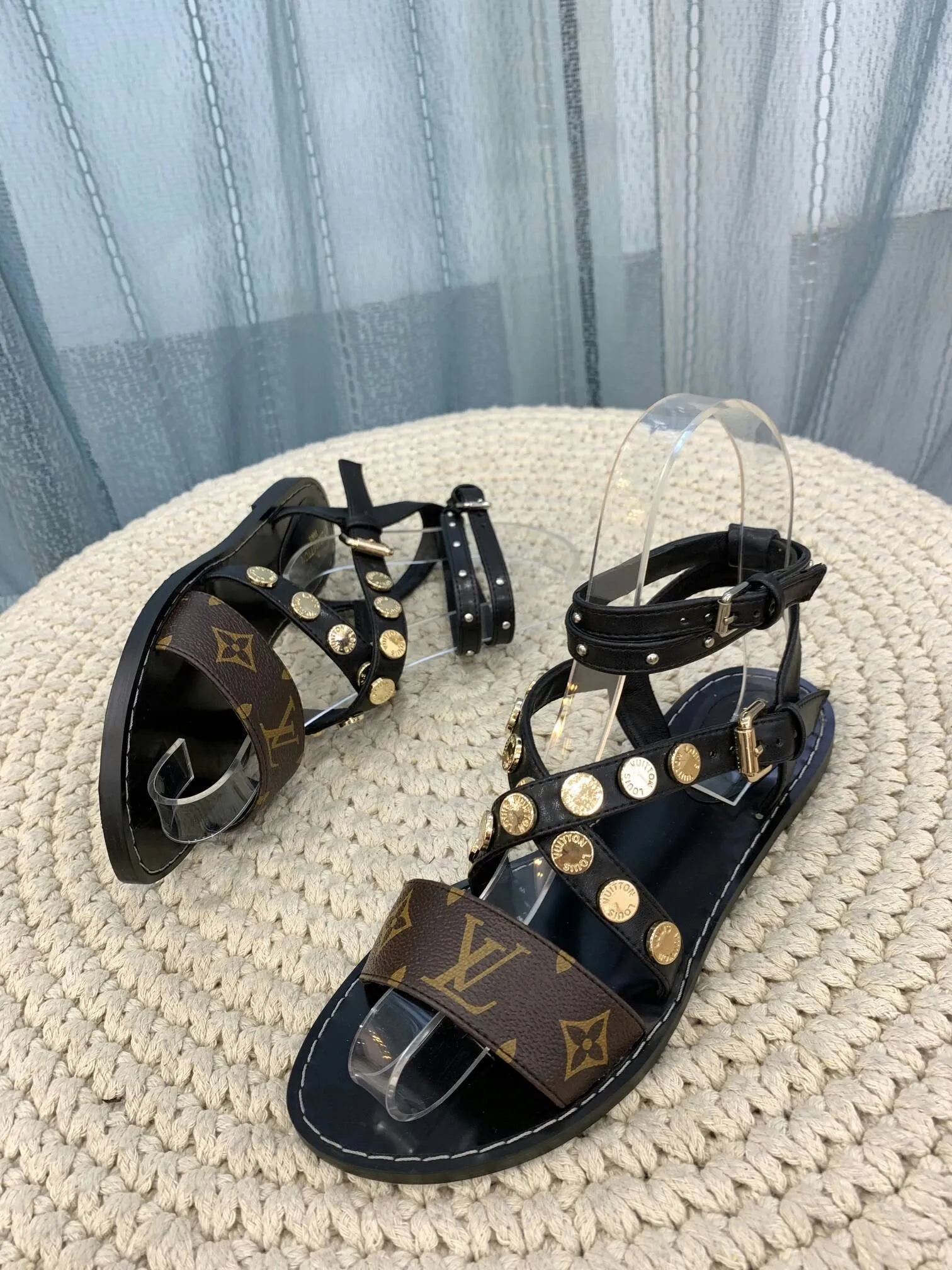 Lace Up Sandals Heels SE522  Size 5-11