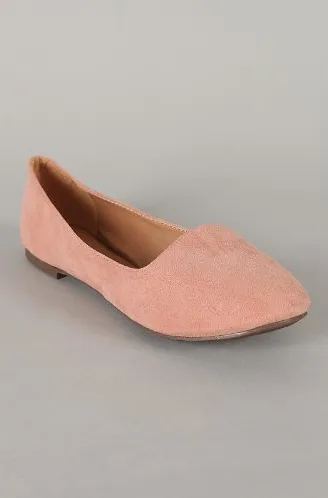 Women's Slip On Suede Ballerina Flat Shoes Jolene-01 Inexpensive Running Shoes For Flat Feet
