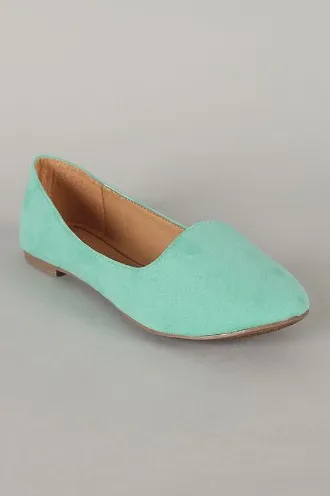 Shoes That Turn Into Flats Women's Slip On Suede Ballerina Flat Shoes Jolene-01