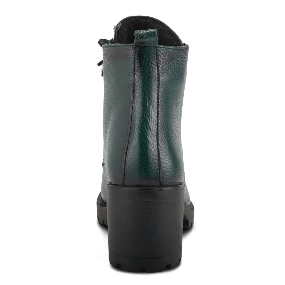 Spring Step Shoes Yaritza Women's Utility Inspired Design Pebbled Leather Boots Cowgirl Boots Nashville Tn