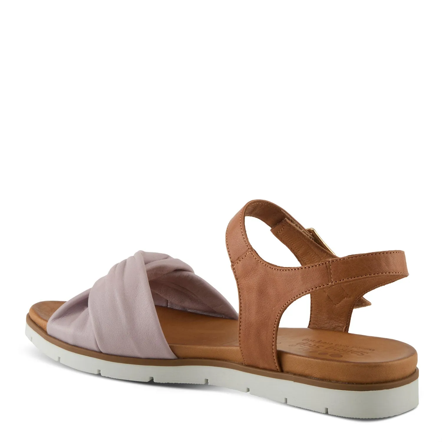 Foamies Sandals Spring Step Women's Nihira Genuine Leather Sandal- Lilac Multi