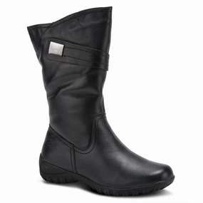 Military Jump Boots Spring Step Shoes Bismarck Women's Premium Leather Black Waterproof Boots
