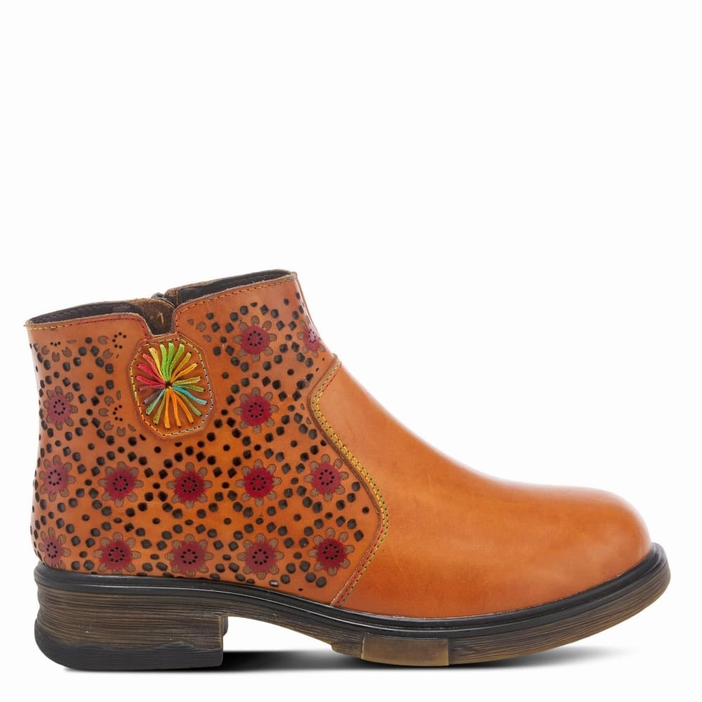 Tall Boots Womens Spring Step Shoes L'Artiste Starisborn Leather Floral Boots