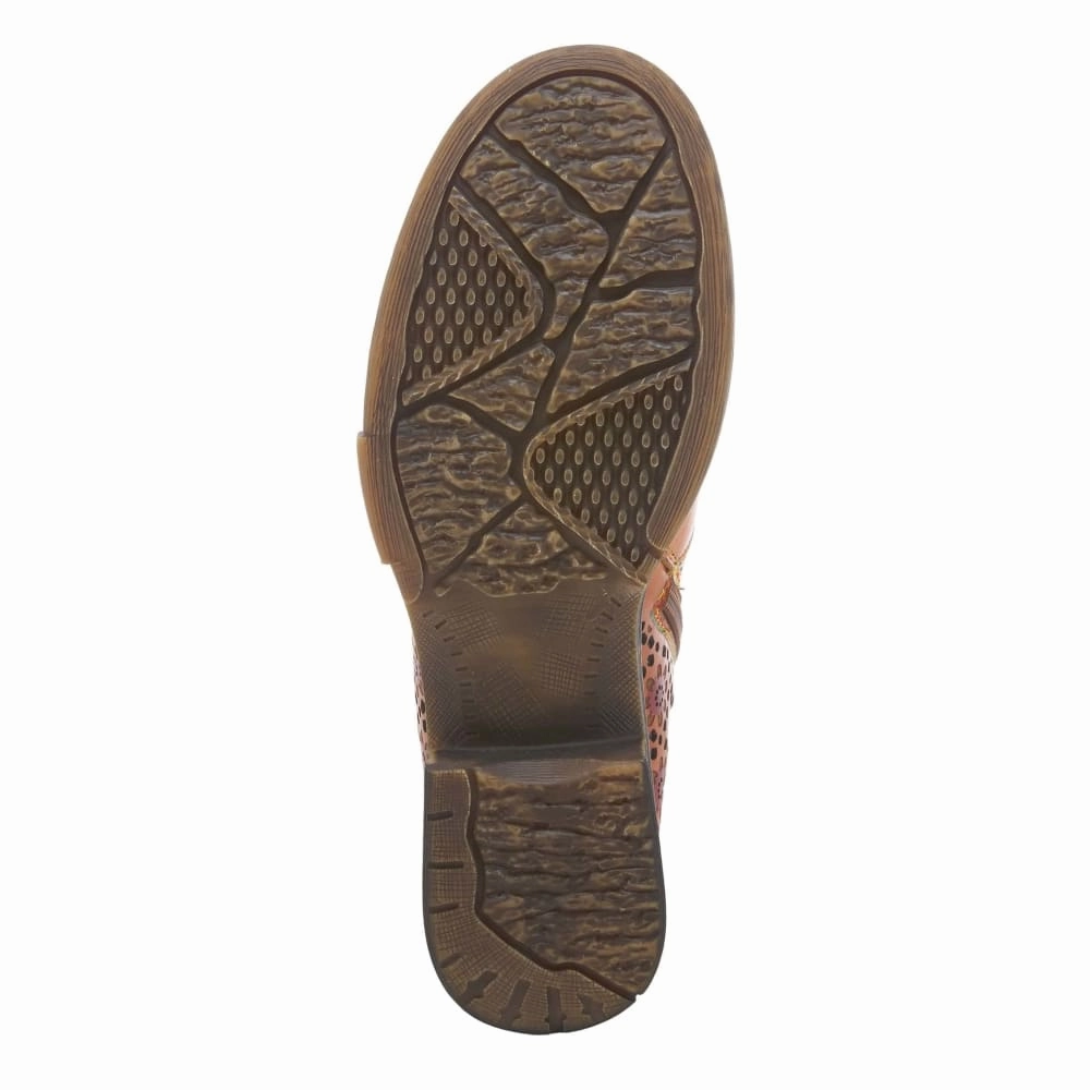 Leopard Boots Spring Step Shoes L'Artiste Starisborn Leather Floral Boots