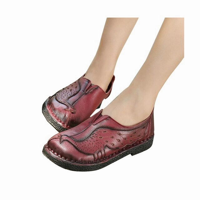 Spring Top Soft PU Leather Flats Anti-Slippy Shoes Aerosoles Loafers Sale