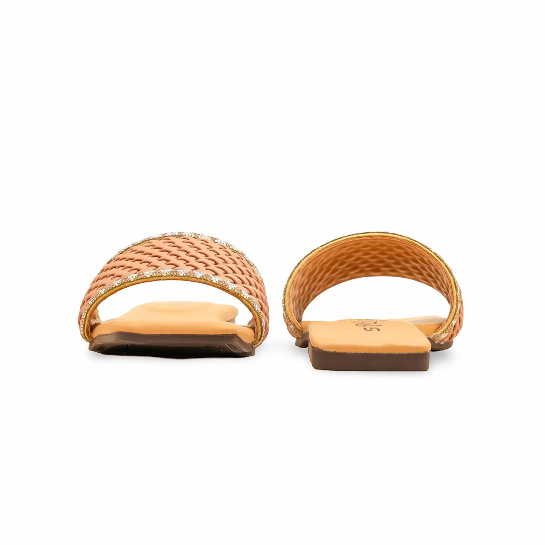 Slip Resistant Shoes Flats Fawn Casual Slipper For Women CL2117