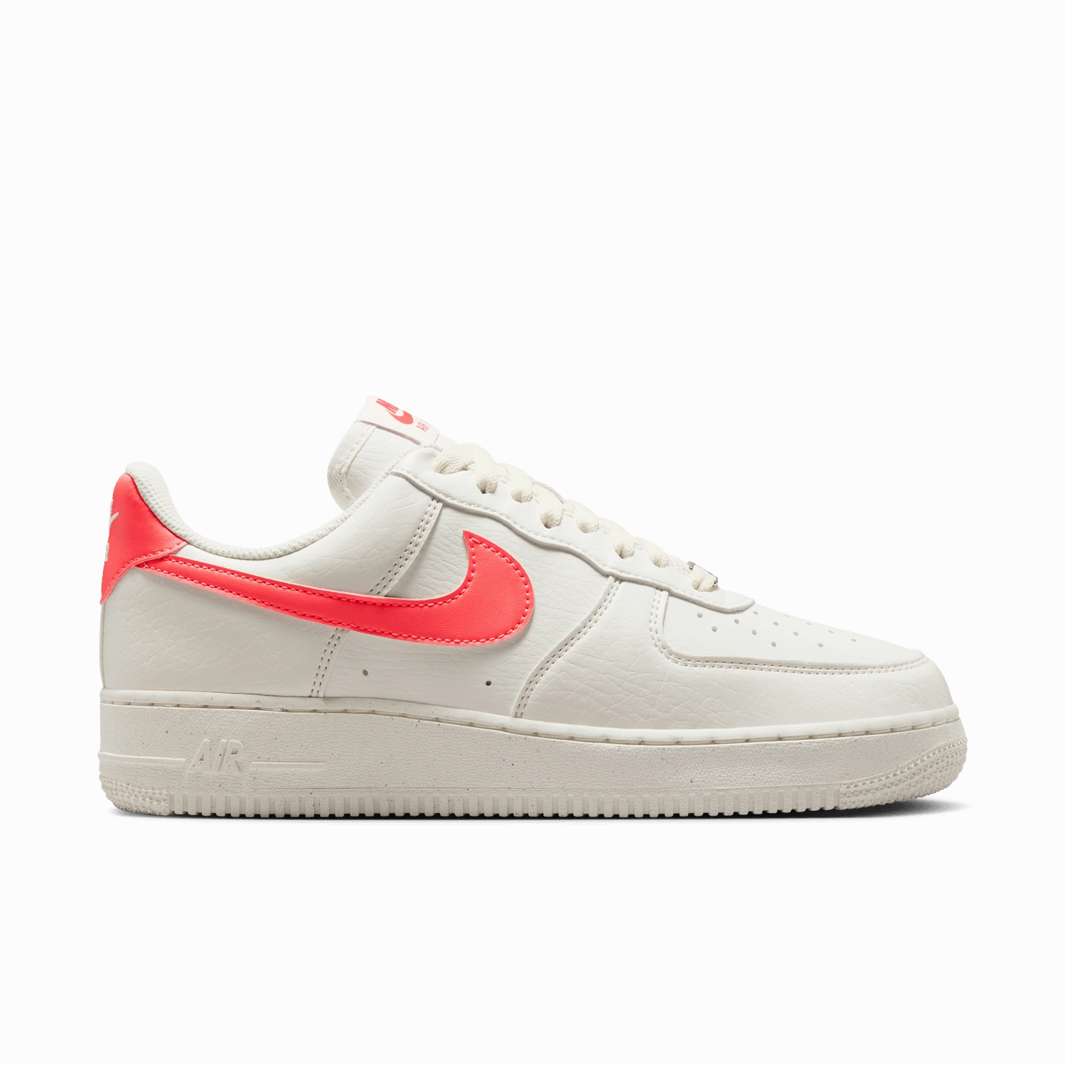 Women's Nike Air Force 1 '07 NN 'Sail/Hot Lava' Nike Shoes Pronated Feet