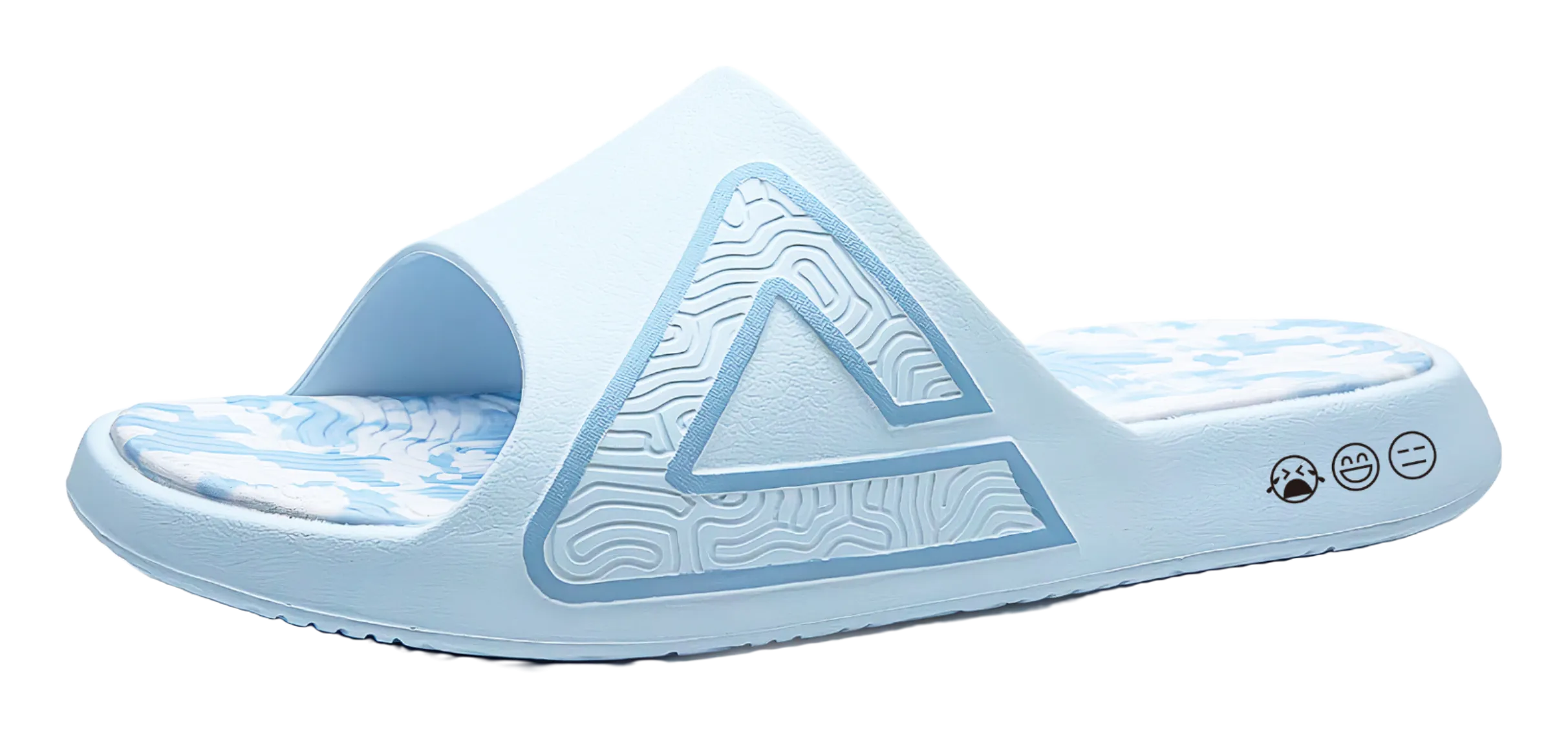 PEAK Tai Ji1.0 Quiet Slip Resistant Abrasion Resistant Slide Slippers Unisex French Bulldog Slippers