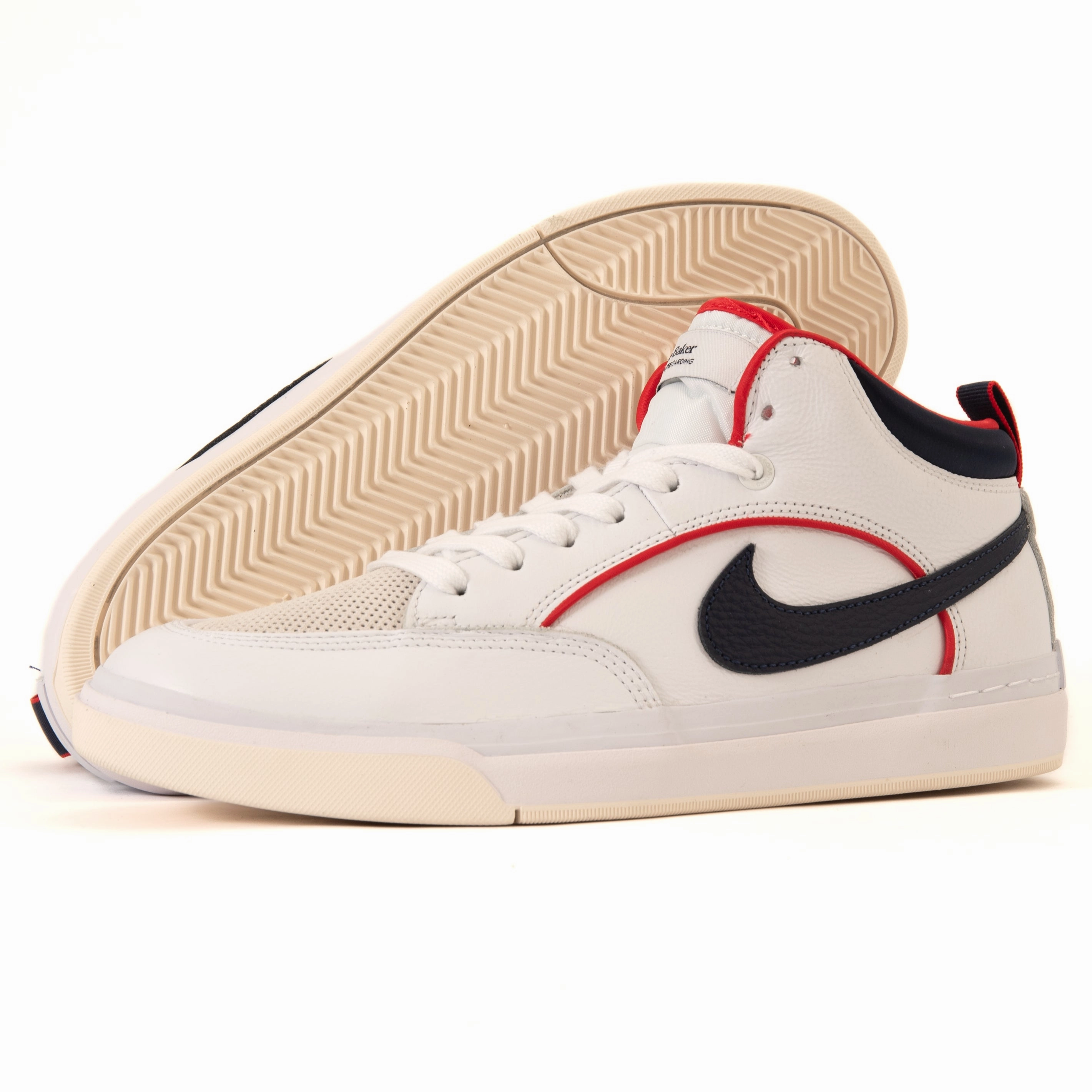 Dunk High Nike Shoes Nike SB - React Leo PRM (White/Midnight Navy) *SALE