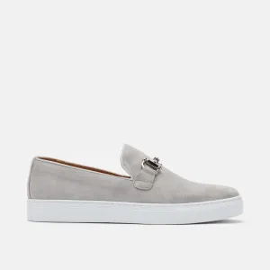 Loafers Thursday Boots Boardwalk Light Grey Suede Horse-Bit Sneakers