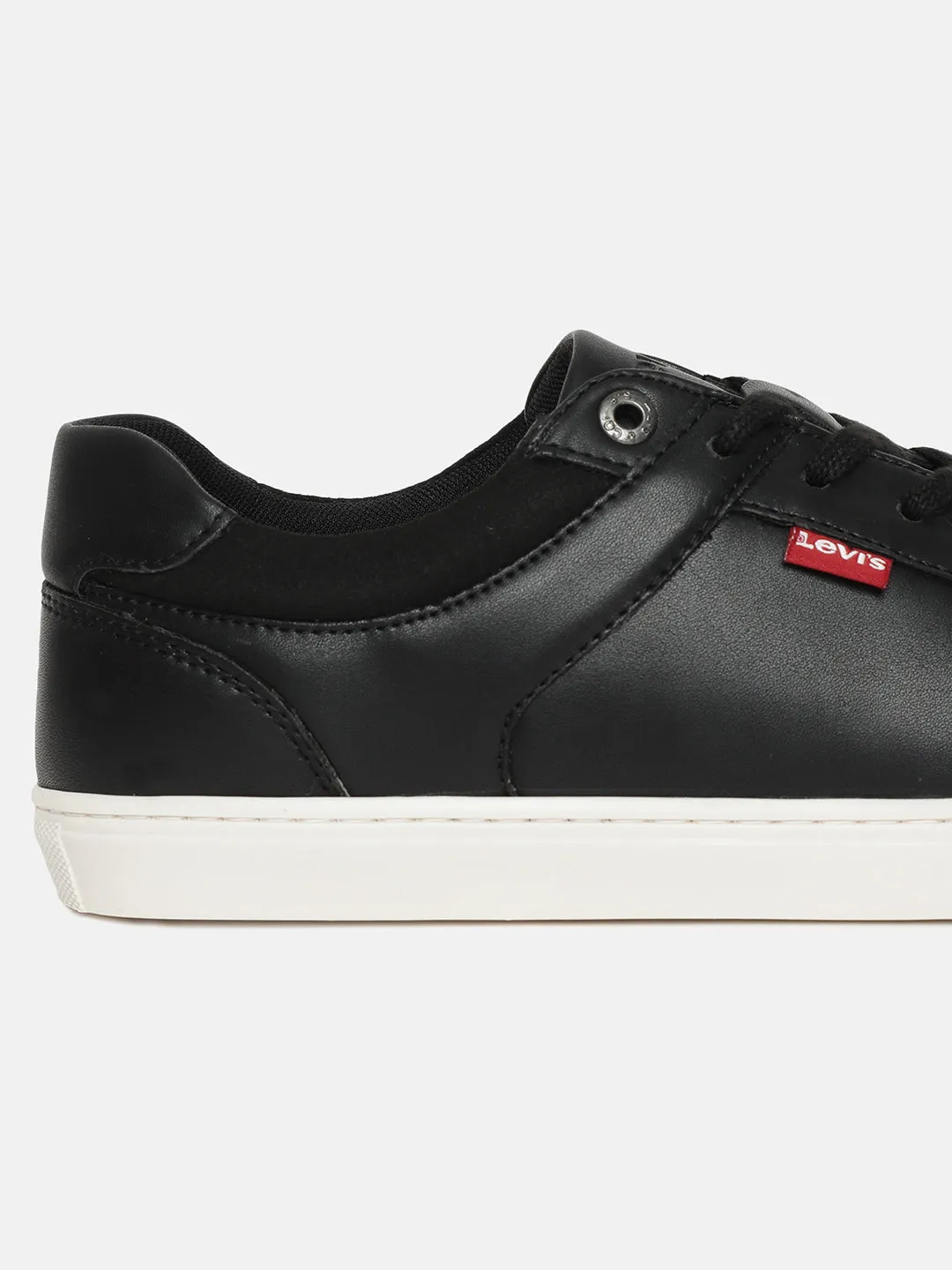 Men's Black Solid Shoes Mercer Sneakers