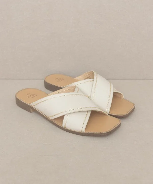 Target Flat Shoes Stella Criss Cross Flat Sandal