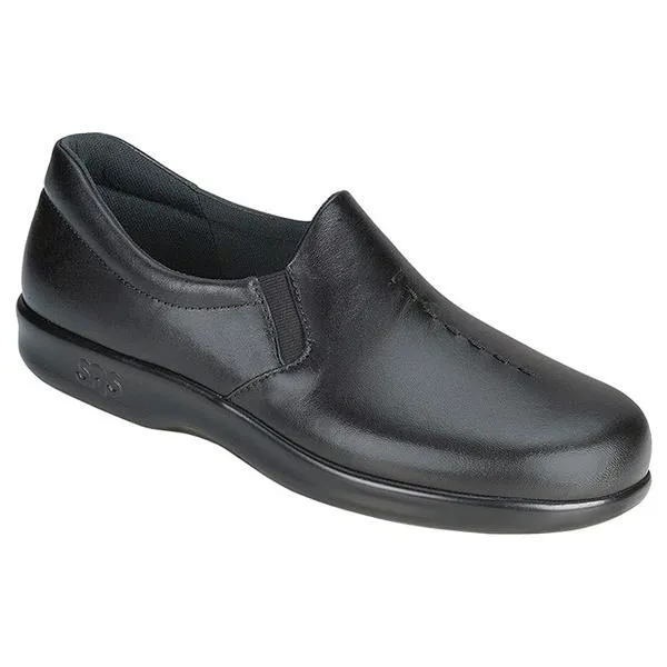 Canvas Loafers SAS Viva Loafer Black Leather (Women's)