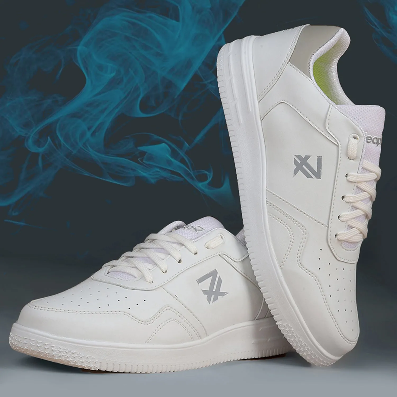 Leap7x Casual White Sneakers For Mens SNOOKIS-E By Liberty Ralph Lauren Polo Sport 200 Casual Shoes