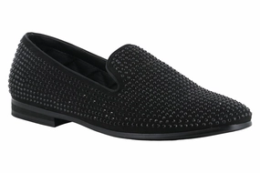 Shoe Lifts For Dress Shoes Steve Madden Caviarr Black Stud Loafer