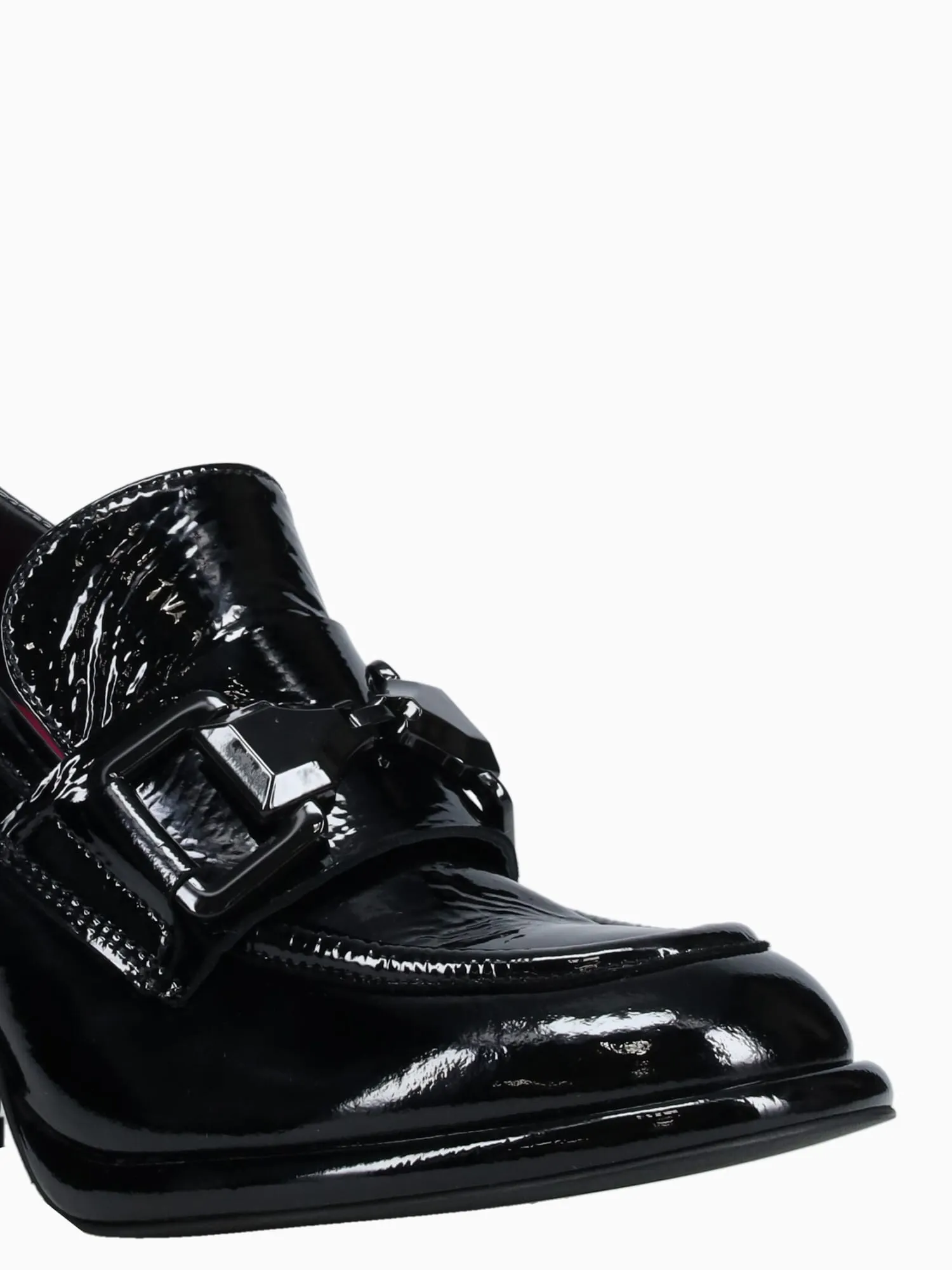 9121 Nero Cover Patent Leather Tuxedo Loafers