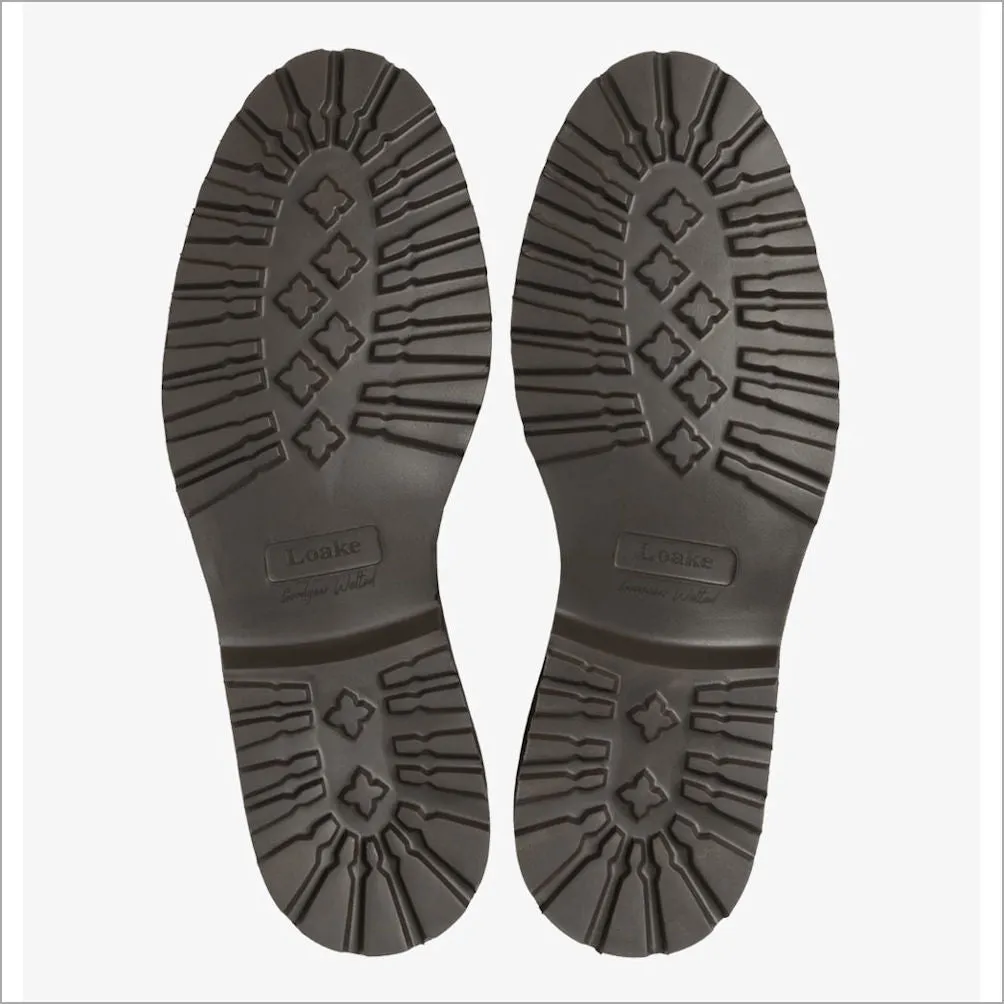 Mcrae Boots Loake Pegasus Dark Brown Suede Leather Boot@