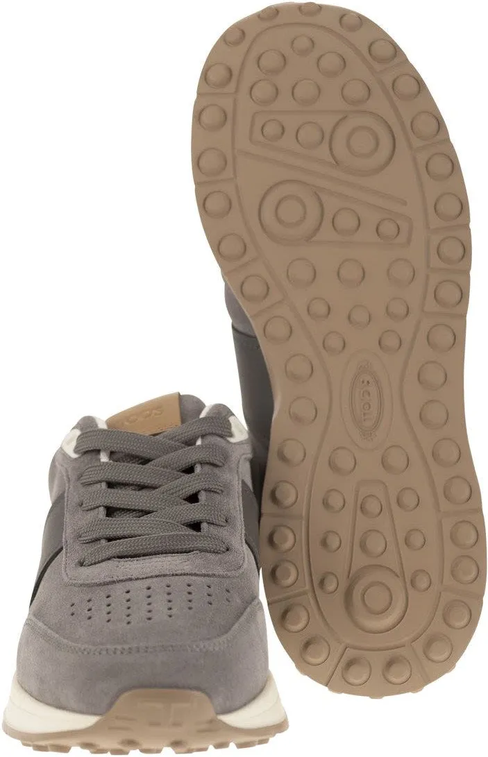 White Sneakers For Dresses SUEDE LEATHER SNEAKERS