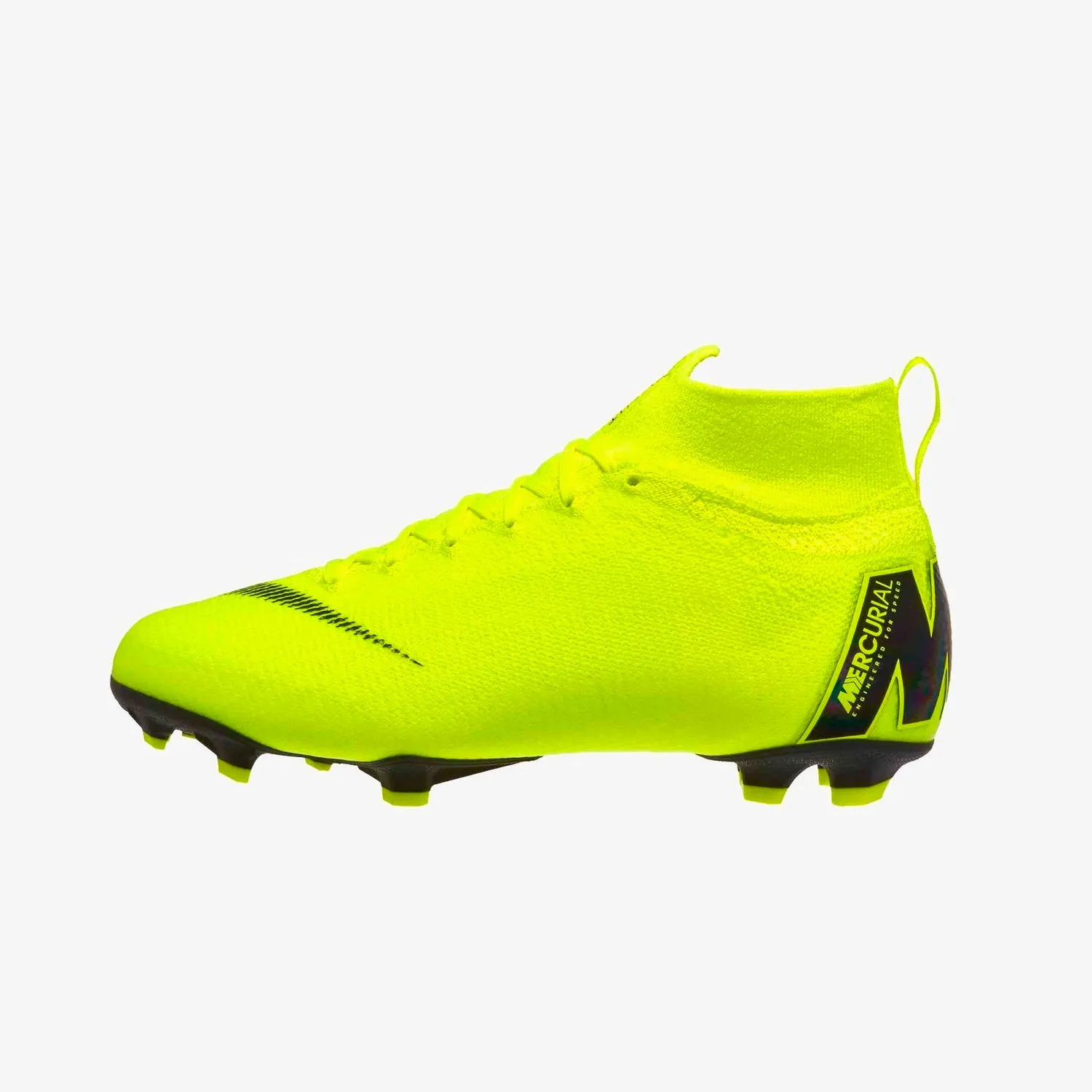 Jr. Superfly 6 Elite Firmground Soccer Shoes - Volt One Piece Nike Shoes