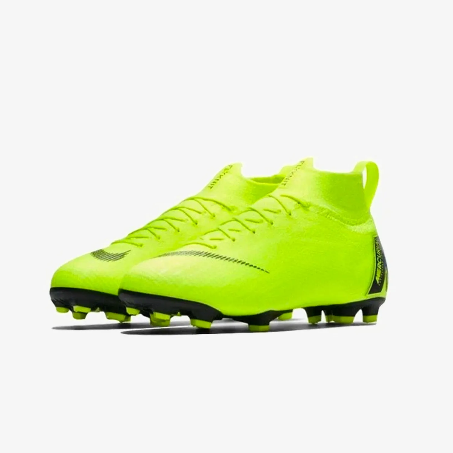 Nike Rocker Bottom Shoes Jr. Superfly 6 Elite Firmground Soccer Shoes - Volt
