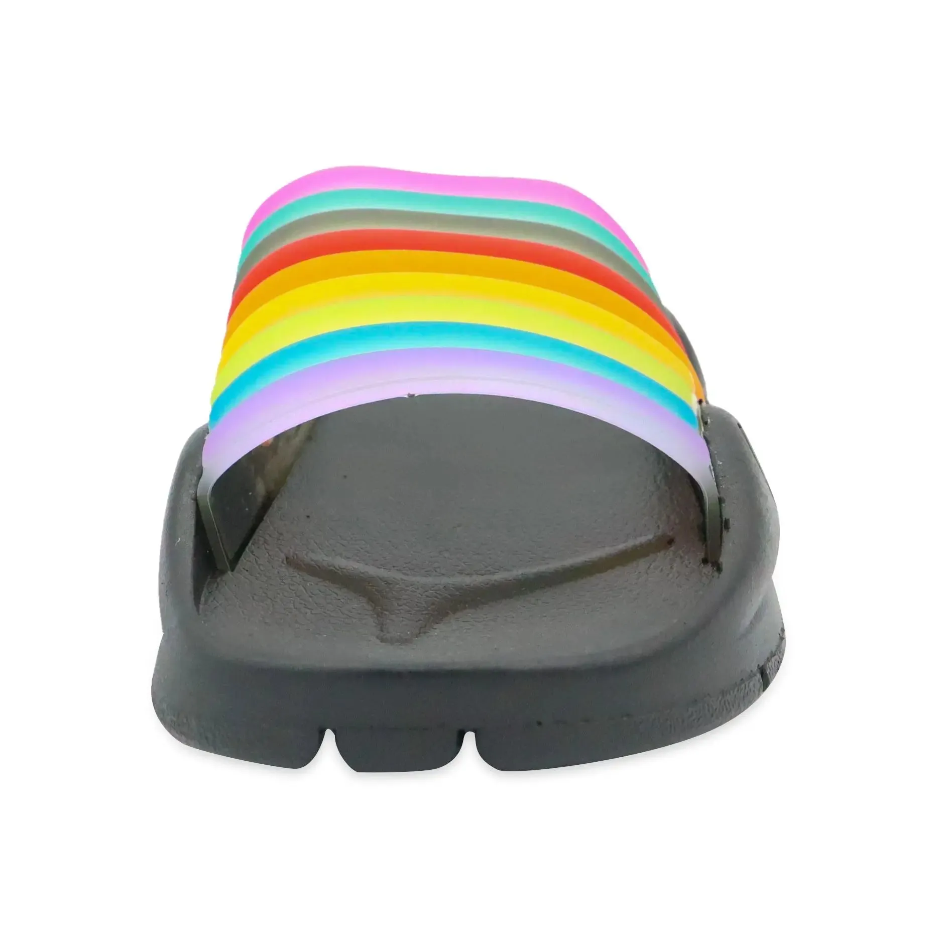 Flat Shoes Bride Coddies Rainbow Slides