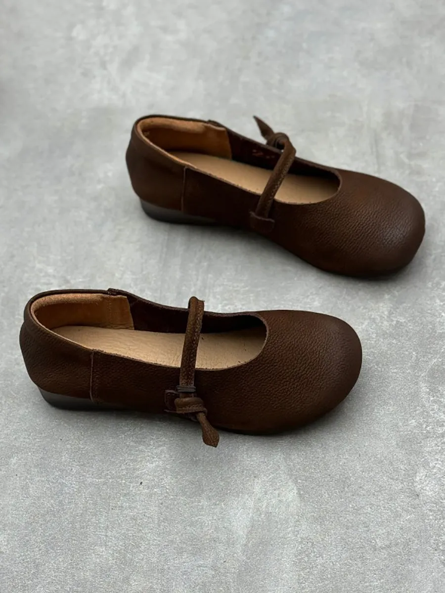 Women Summer Casual Soft Genuine Leather Flat Shoes CX012 Best Walking Shoes For Flat Footed People