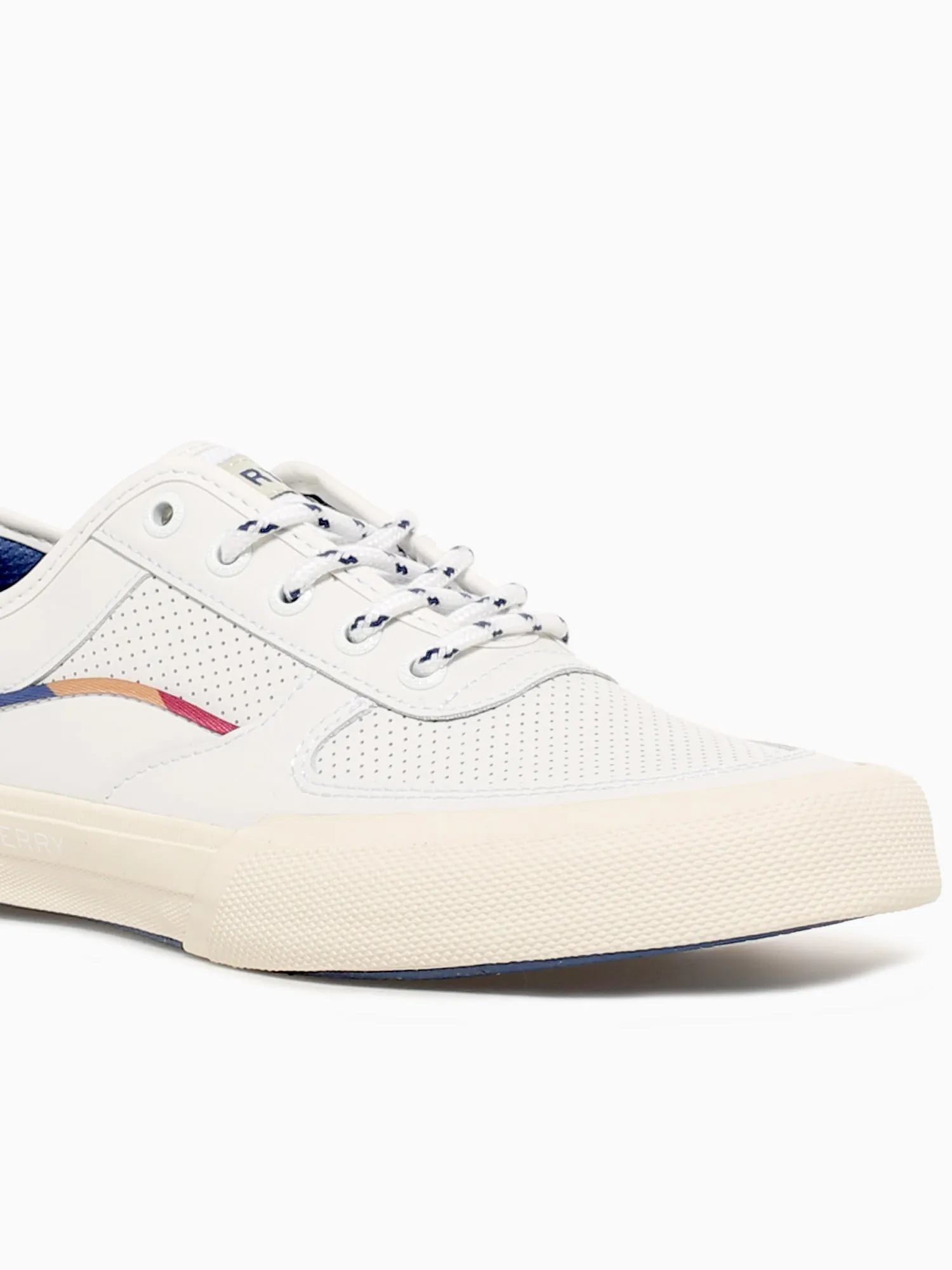 Flat Shoes Size 2 Seacycled Soletide White Multi Leather