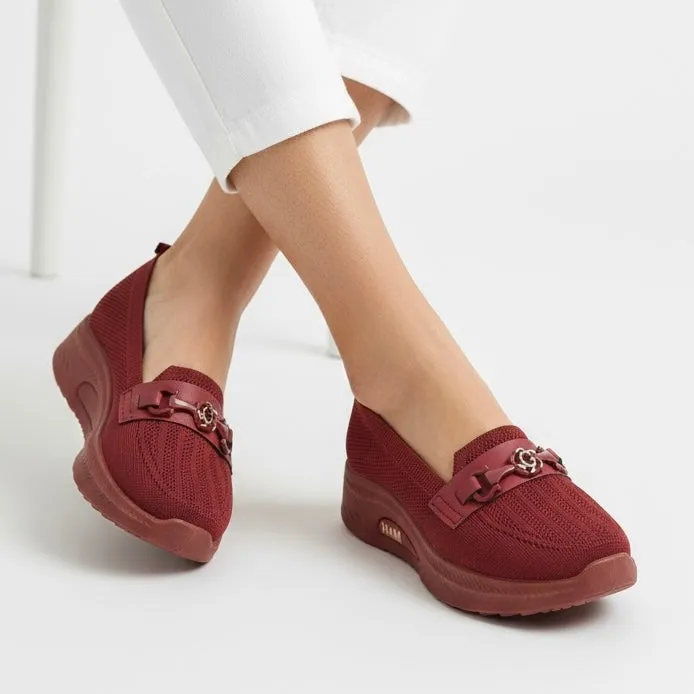 High Heels In French High sole mesh shoes