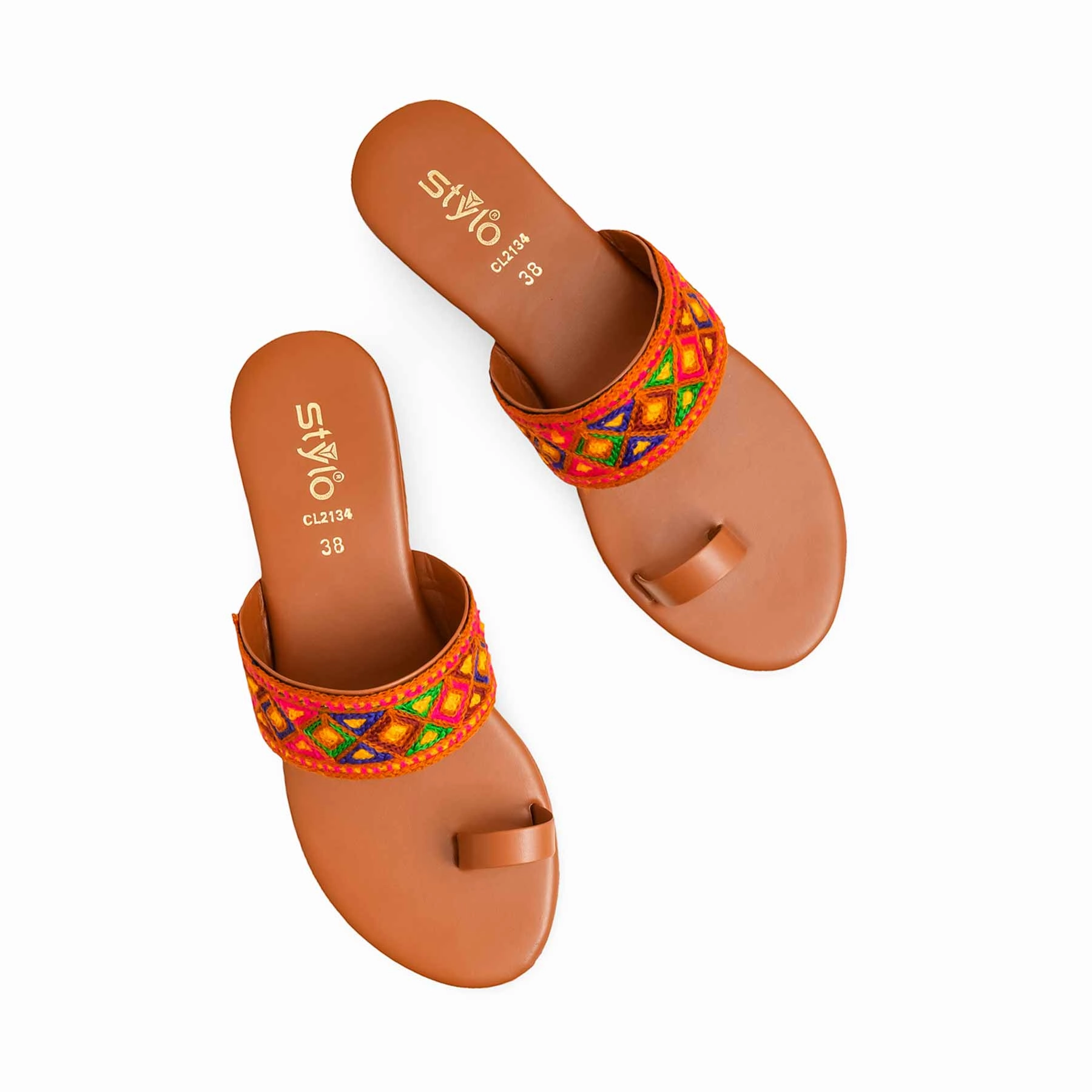 Flat Shoes Office Mustard Casual Chappal For Women CL2134
