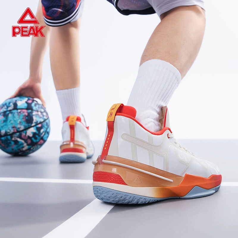 PEAK TAICHI FLASH 3.0 FLY Men Pro Non-slip Wearable Sneakers Lightweight Mesh Breathable Basketball Shoes for Men Practical series E14913A Basketball Shoes Performance Test