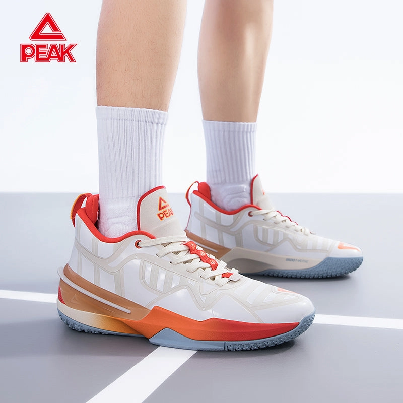 Size 22 Basketball Shoes PEAK TAICHI FLASH 3.0 FLY Men Pro Non-slip Wearable Sneakers Lightweight Mesh Breathable Basketball Shoes for Men Practical series E14913A
