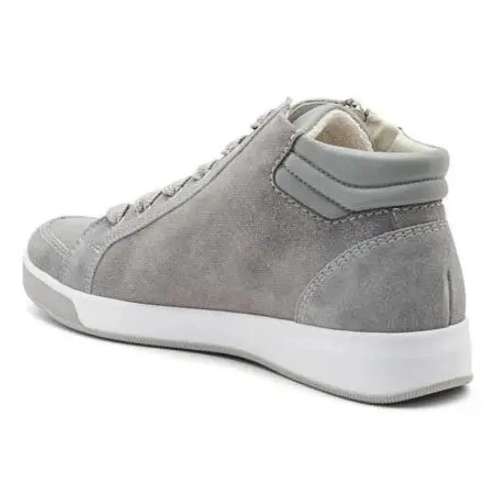 Ara Rei Oyster Suede High Top Sneaker (Women's) Jenna Haze High Heels