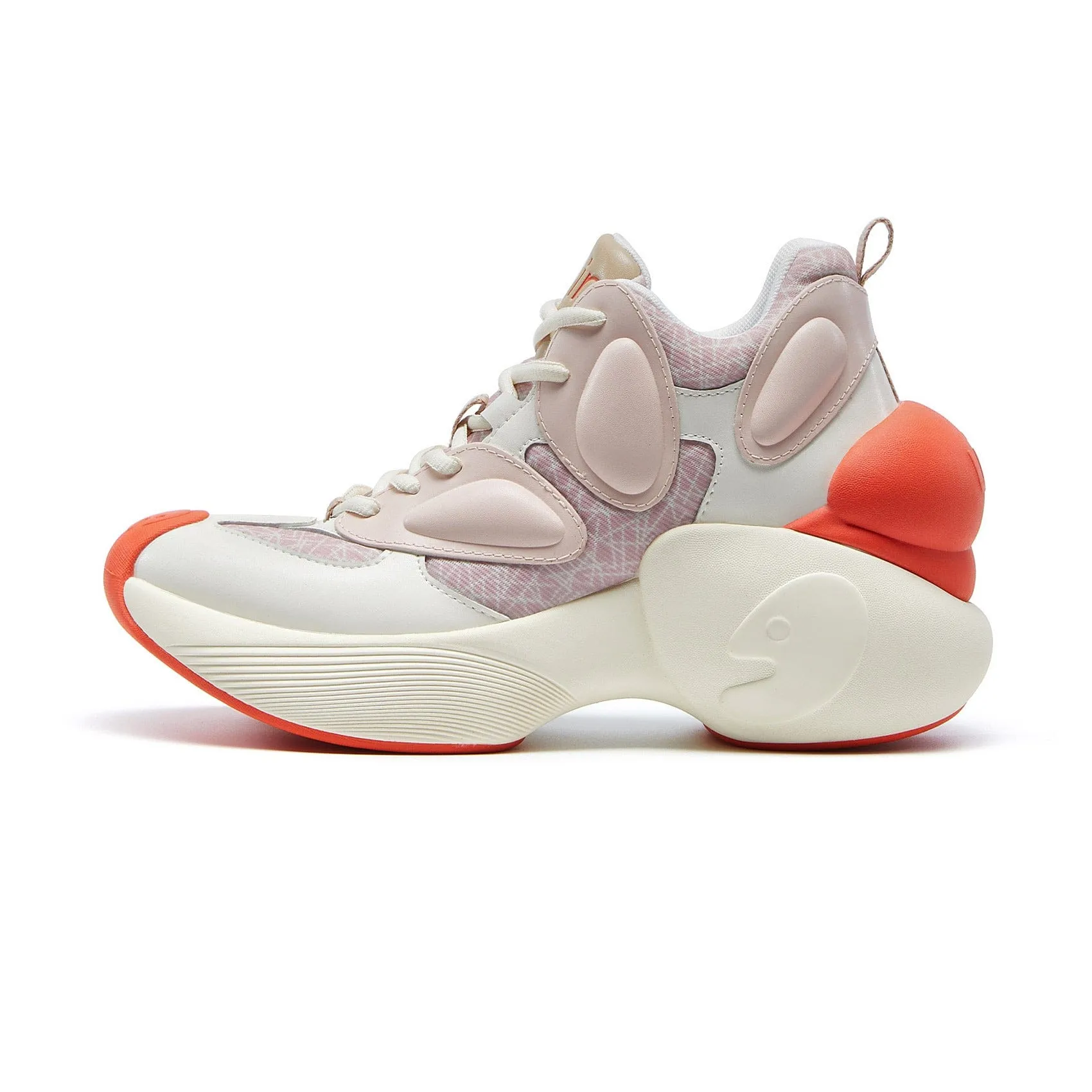 Rose Pink Bilbao A1 Women Basketball Shoes With Built In Ankle Brace
