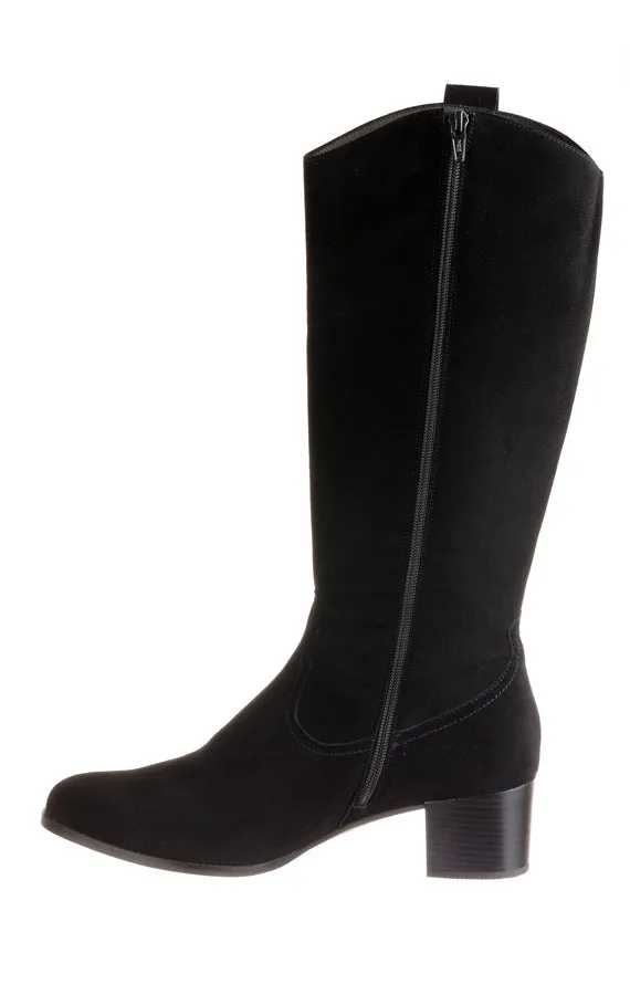 Pie Yukon Black Suede Spikes For Boots