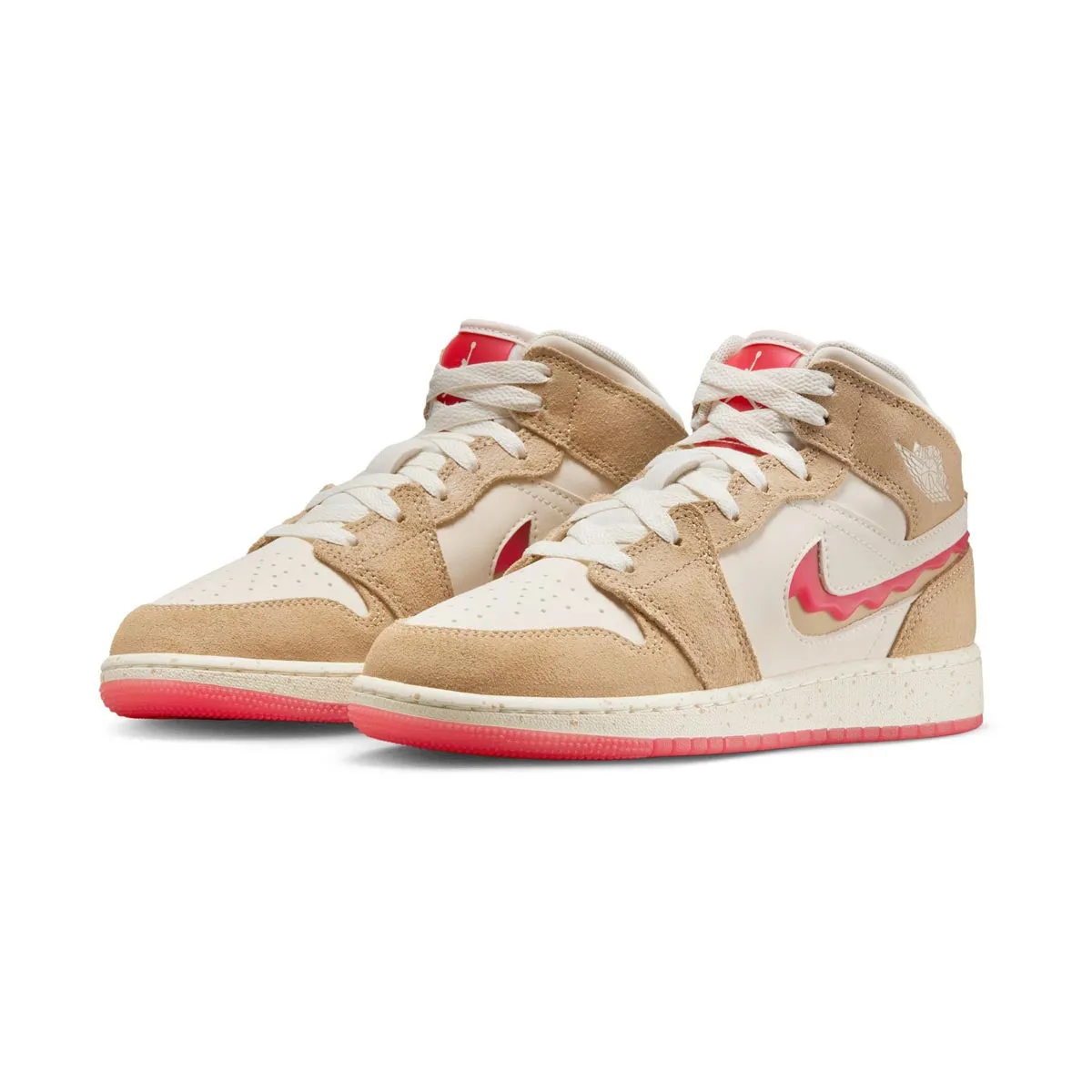 Upcoming Nike Running Shoes Air Jordan 1 Mid SE 'Peanut Butter & Jelly' Big Kids' Shoes