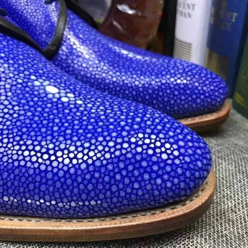 Shoes For Crews Dress Shoes Crocodile Shoes Lizard Leather Lace-Up Shoes For Men