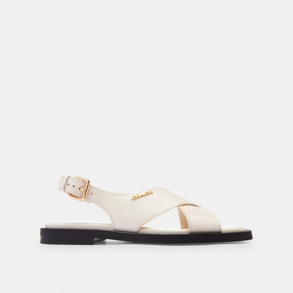 Sandals Church Riverside Coach Link Criss Cross Sandal Chalk