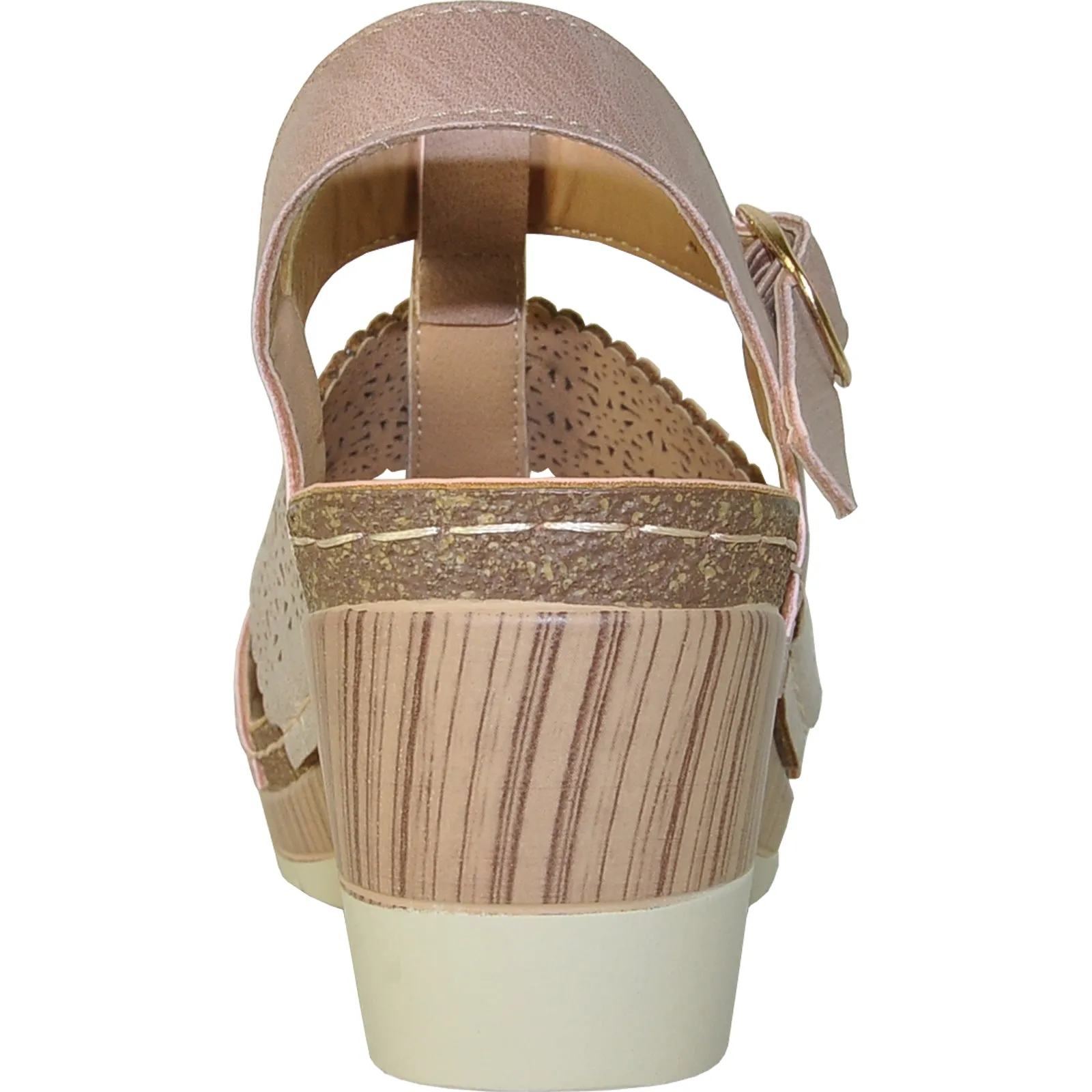 Balenciaga Sandals VANGELO Women Sandal FAITH Wedge Sandal Pink