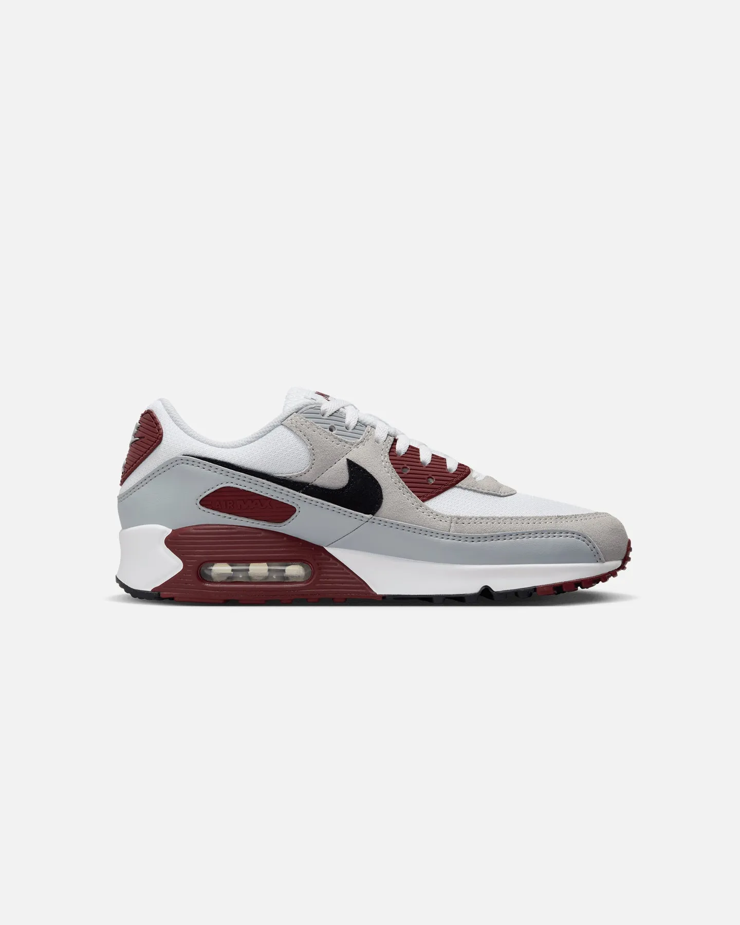 Nike Shoes With Rhinestones Nike Air Max 90 White/Black-Dark Team Red