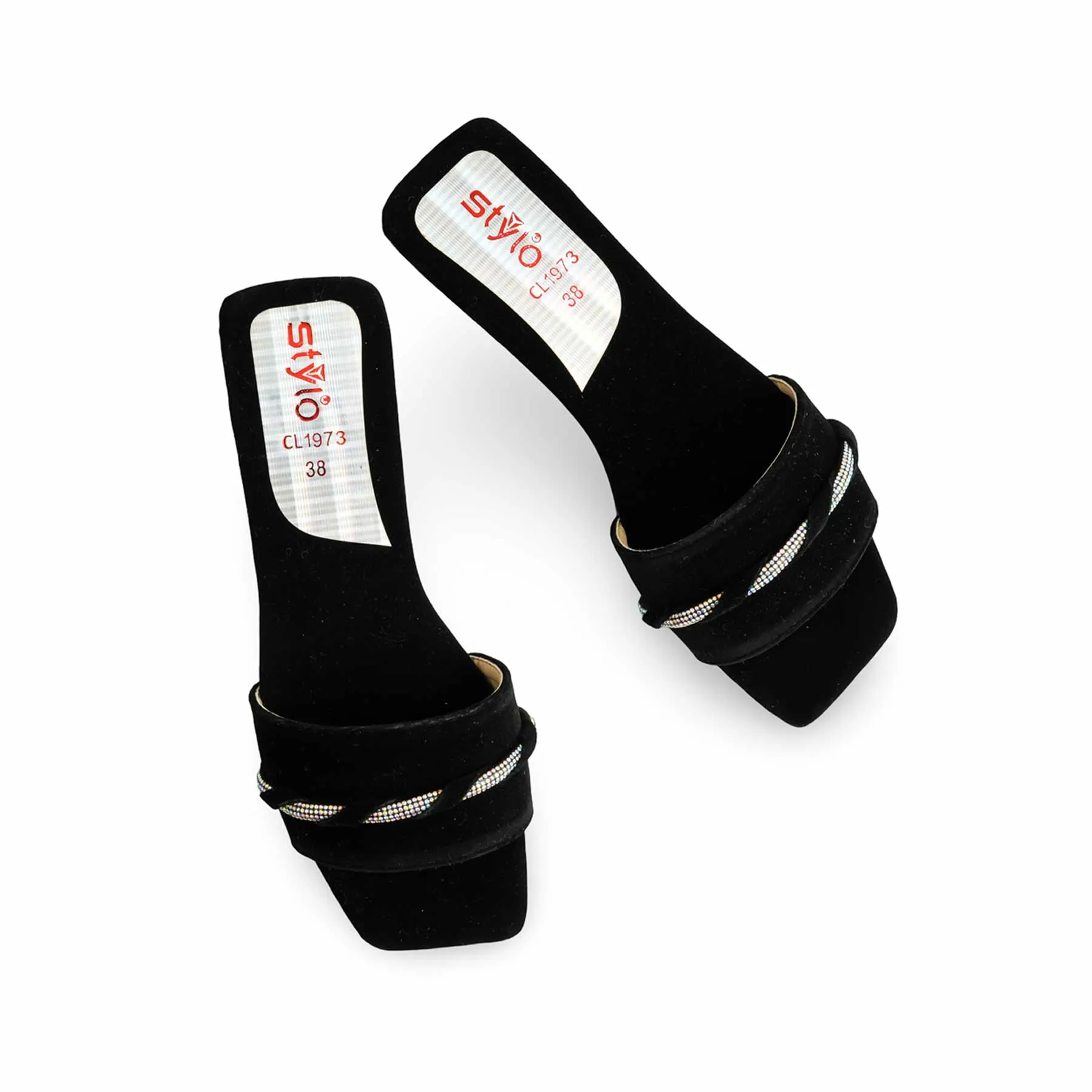 Ballet Flats For Wedding Shoe Black Casual Slipper For Women CL1973